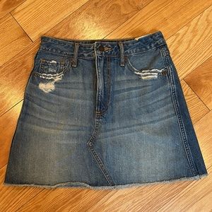 Abercrombie & Fitch denim mink skirt